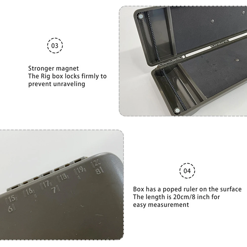 صندوق صيد سمك الشبوط البلاستيكي سعة كبيرة يدور السنانير الصيد وقف الخرز صندوق مقاوم للماء المحمولة خفيفة الوزن الملحقات في الهواء الطلق