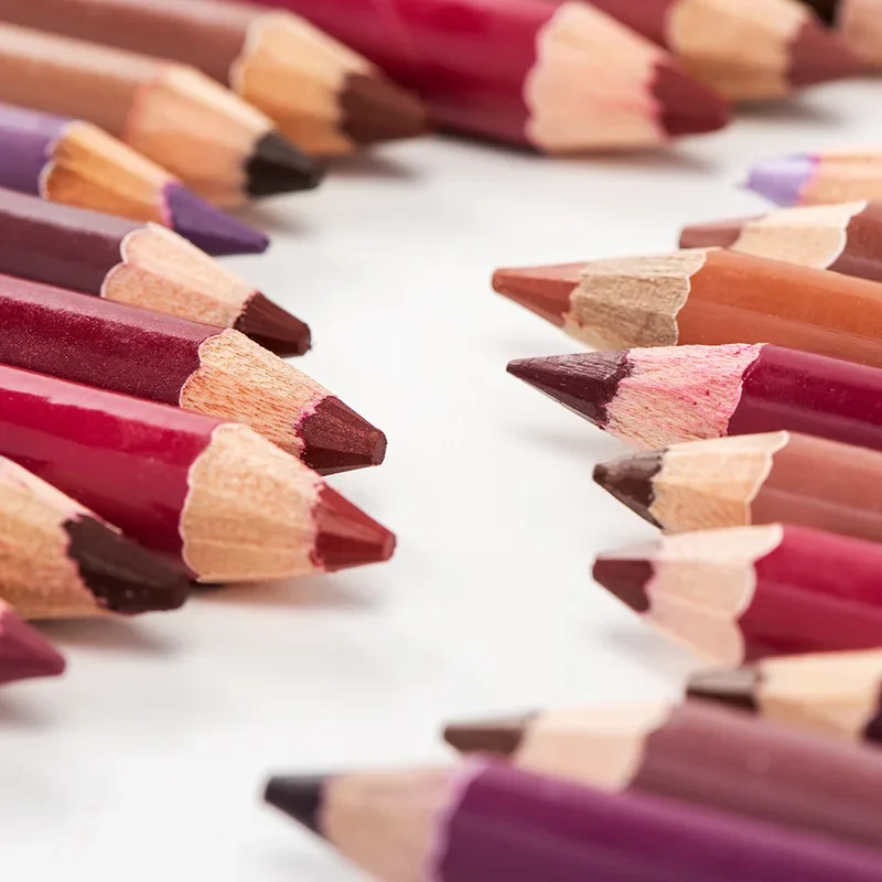 Waterproof Matte Lip Liner Long Lasting Moisturizing Sexy Brown Lip Pencil Women Natural Lipstick Makeup Lip Cosmetics