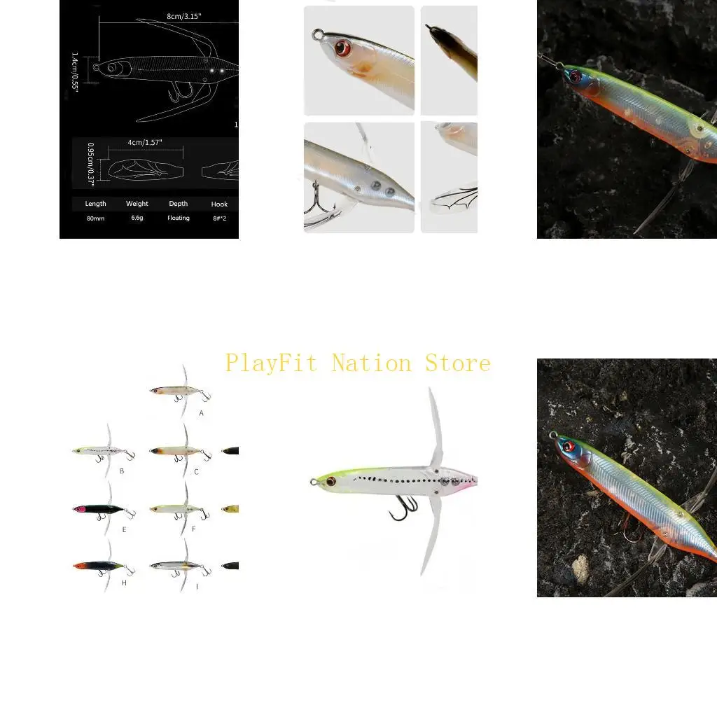 

242F Topwater Fishing Lure Artificial Bait Wobbler Artificial Baits