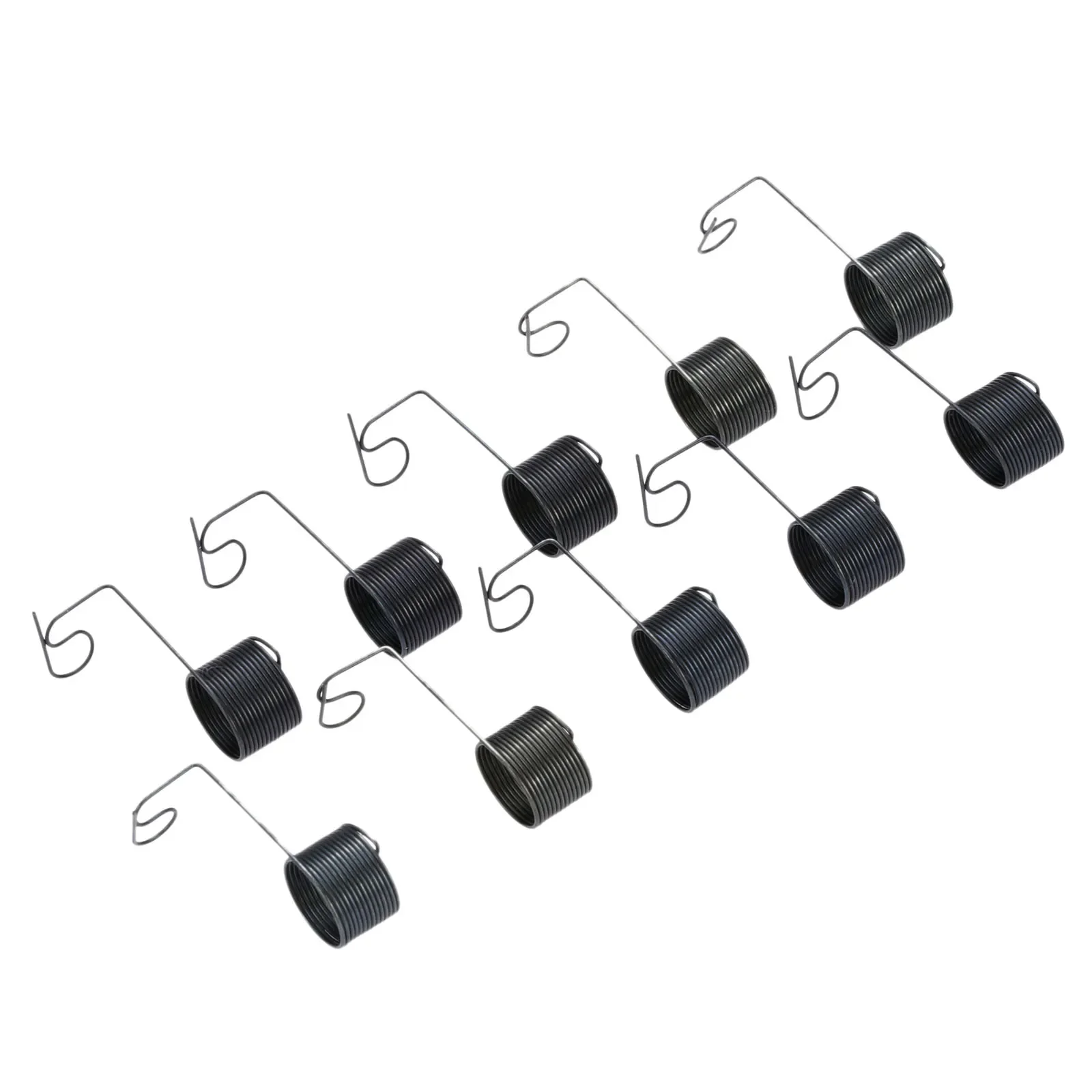 20 Pcs 10*7mm Metal Thread Tension Clamp Springs Fit for Old Household Sewing Machine Home Sewing Tools & Accessory Black