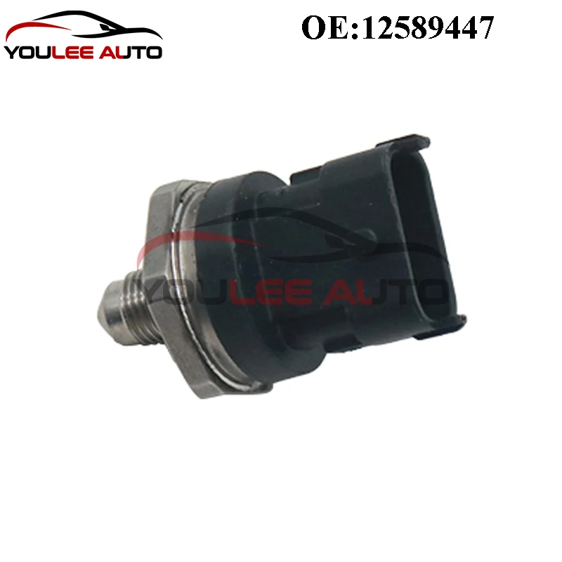 New 12589447 12621292 12614935 Fuel Rail Pressure Sensor For Buick Allure Hyundai Kia Chevrolet Camaro Cadillac GMC Auto Parts