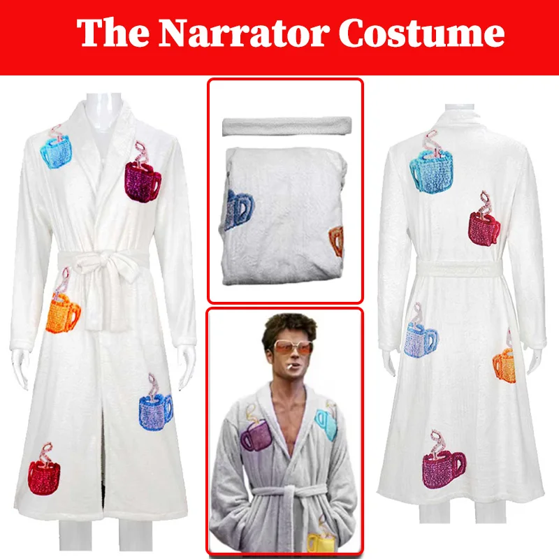 إدوارد 1999 فيلم القتال نادي ال Narrator تأثيري الرجال زي الذكور الكبار بنين البشكير هالوين دور حفلة كرنفال الدعاوى