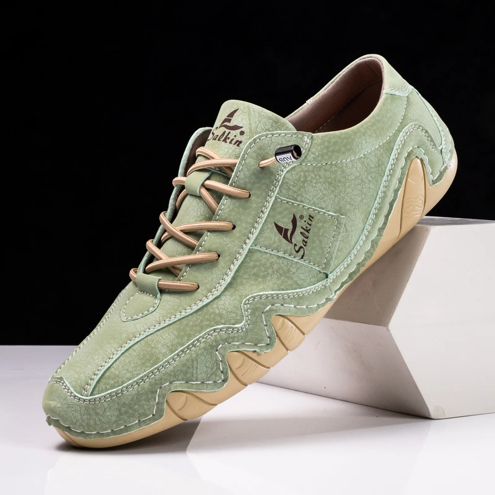 

New Men's Flat Casual Shoes Handmade PU Leather Comfortable Loafers Outdoor Men Shoes Breathable Men Moccasins Men's Sneakers