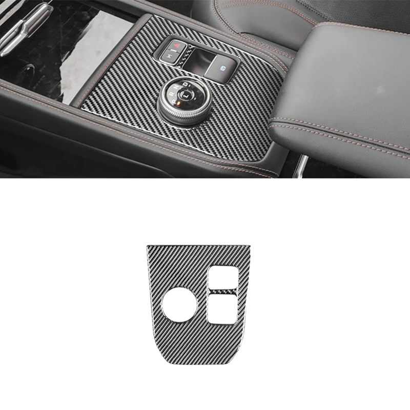 

Carbon Fiber For Ford Mustang Mach-E 2021-2024 LHD Center Console Gear Shifter Panel Cover Trim Interior Accessories