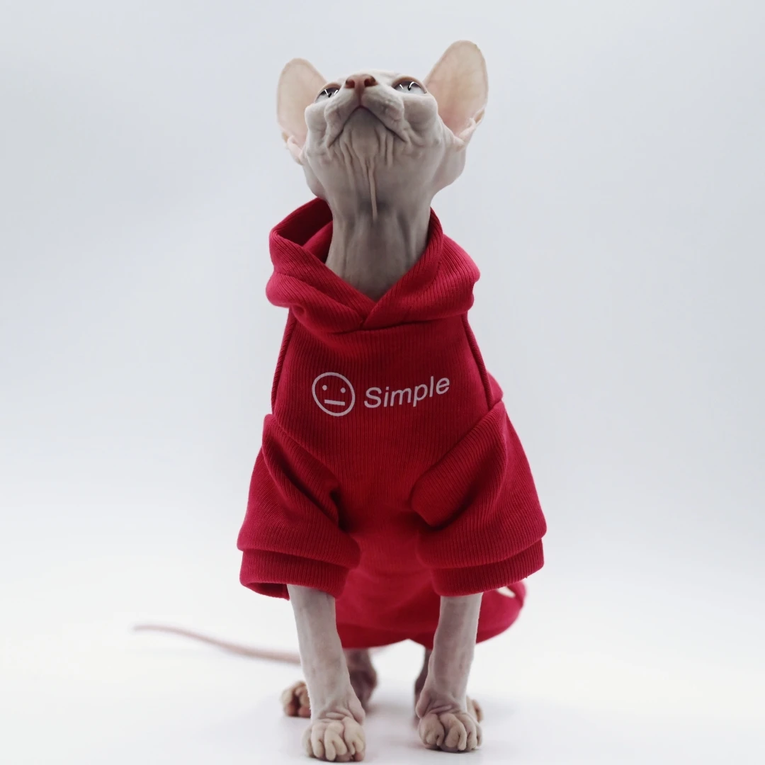 Hairless Ball Cat Apparel, Sphynx Cat Apparel, Kitty Clothes, Autumn and Winter Outfits