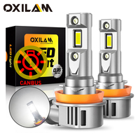 2Pcs H11 LED Headlights Turbo Canbus White 60W High Power H8 H9 H11 LED Headlight Kit For Toyota Ford VW No Error 16000LM 12V