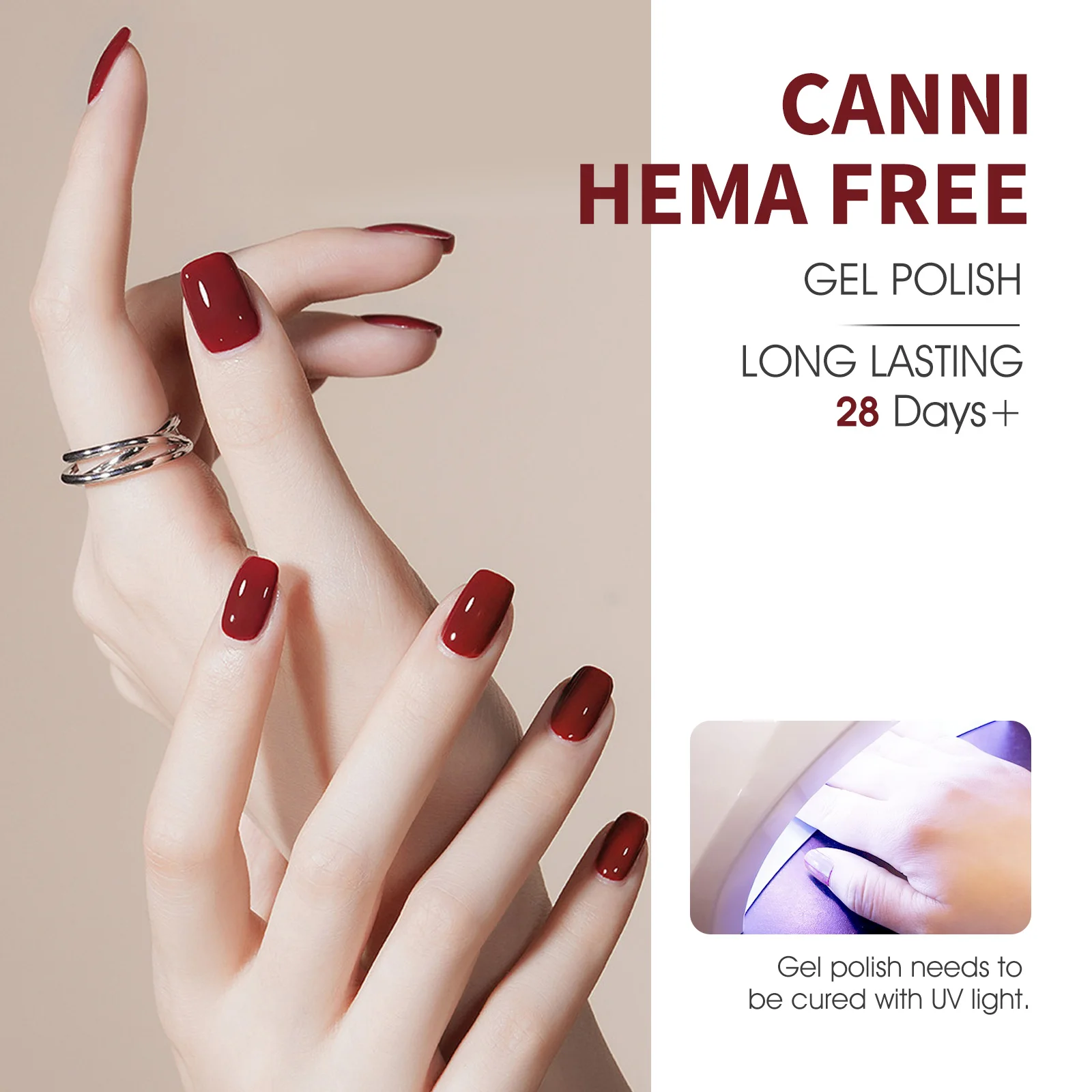 9 ml CANNI Cat Eye Nagel-Gel-Nagellack-Set, TPO-FREI, Soak Off UVLED Diamond Sparkle, wunderschöne Farbe, semi-permanent, EU-Standard-Gel-Nagel – Detail 32