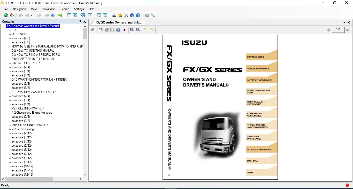 

Руководство для мастерской Isuzu CSS-Net World Wide Manual 3,0 [2021] офлайн