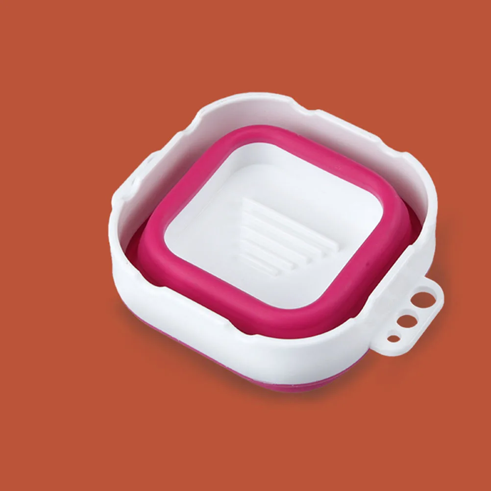 طوي فرشاة حوض غسيل صينية طلاء السيليكون لخلط الألوان القلم تنظيف فرشاة غسالة اللوحة دلو اللوحة #3