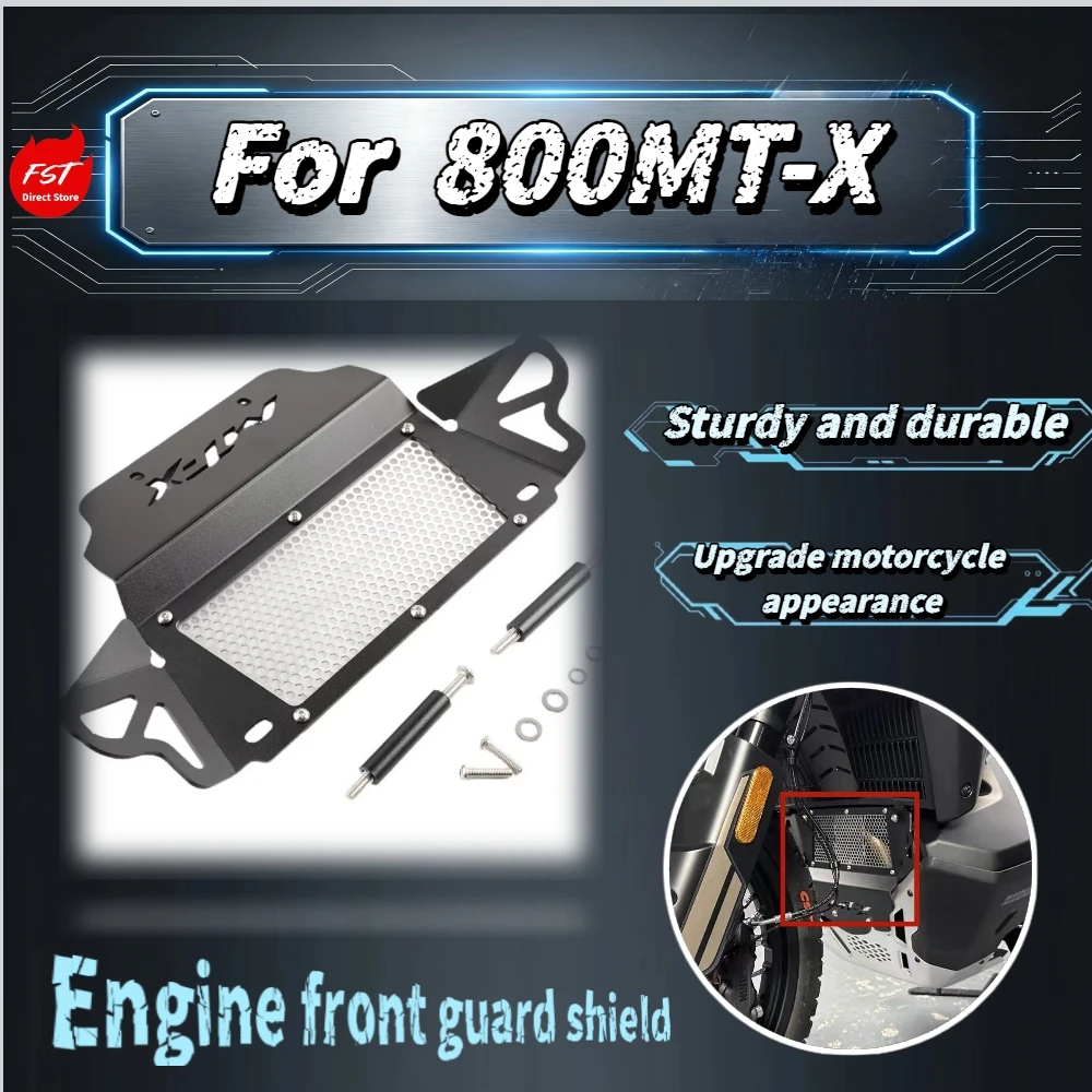 

For 800MT-X Motorcycle Front Engine Guard Mudguard Splash Shield Chassis Protector Cover Adventure Touring Mod Parts