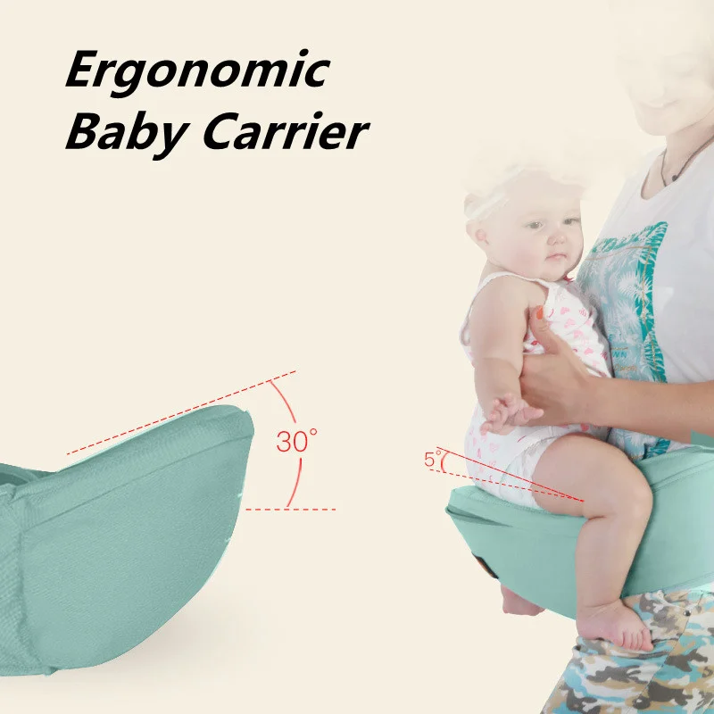 Baby Carrier Kangaroo for Baby Stool Ergonomic Baby Carrier Baby Waist Stool Sling Travel Carrier Sling for Baby Waist Stool