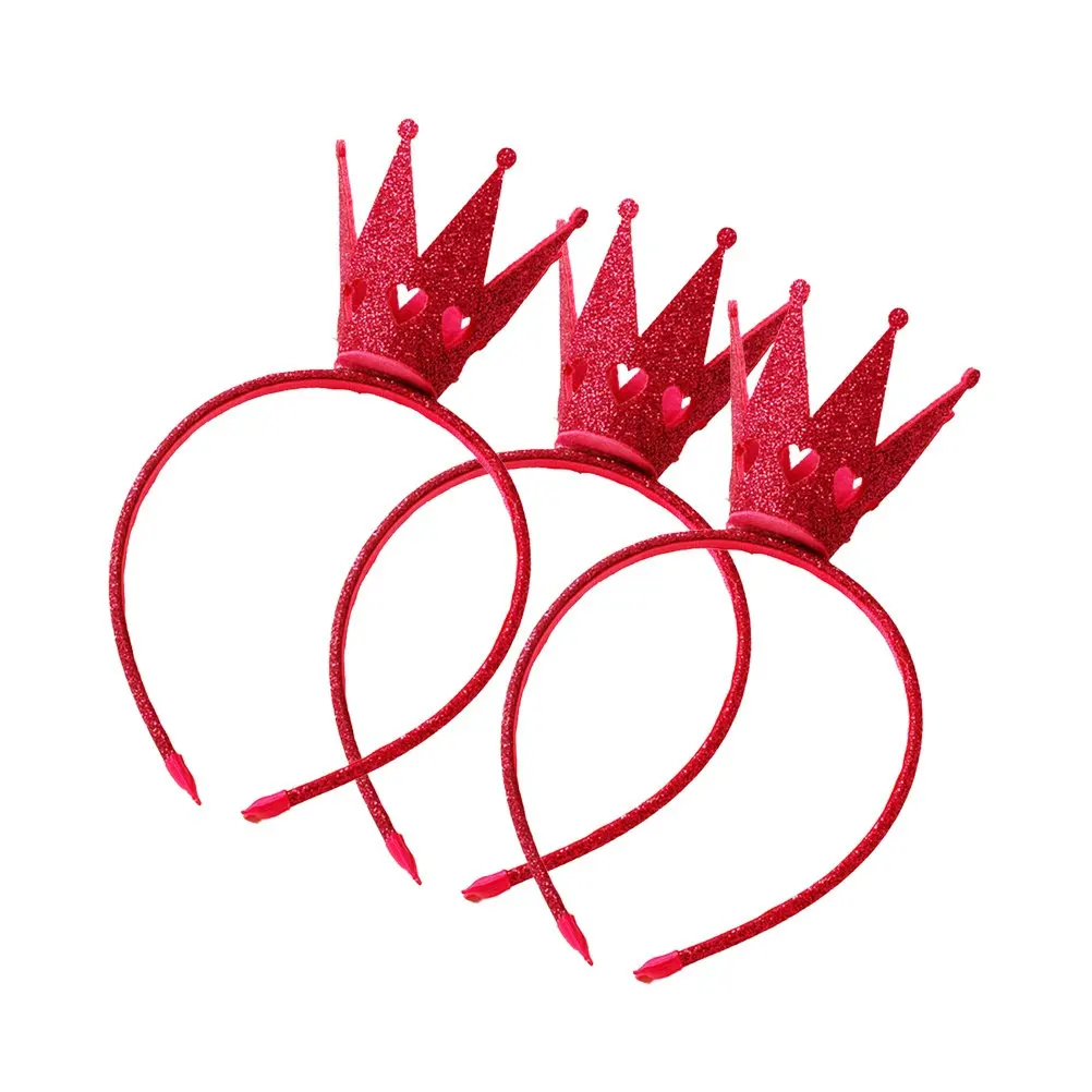

Набор из 3 детских повязок-корон для волос: красивые декоративные аксессуары для вечеринок, дней рождения, маскарадов, карнавалов, Рождества и Пасхи