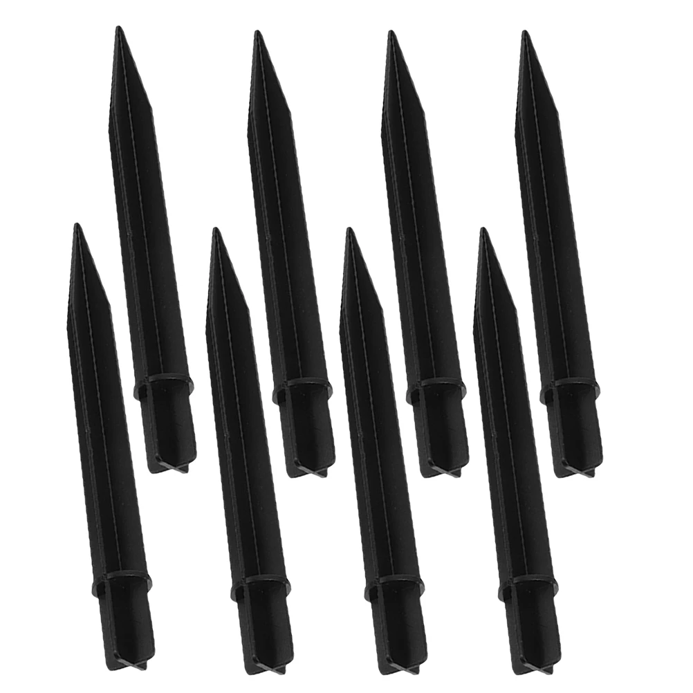 

8pcs Lawn Light Stakes Durable Plastic Ground Spikes for Outdoor Garden Decoration Suitable Grass Snow Mud Sand