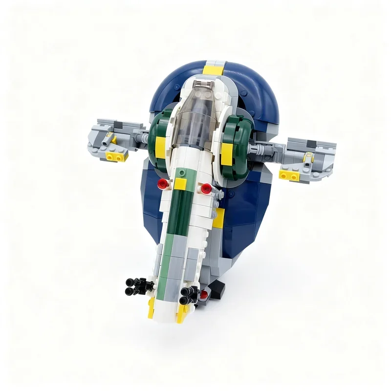 

NEW 568PCS Star Battle Movie Jango Slaved 1 Space Ship Model DIY Creative Display Assembly Building Blocks Birthday Gift 75409