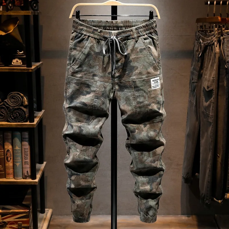 Camouflage Military Jogger Pants Men 2025 Pure Cotton Men's Spring Autumn Multi-pocket Function Cargo Pant Streetwear Trousers