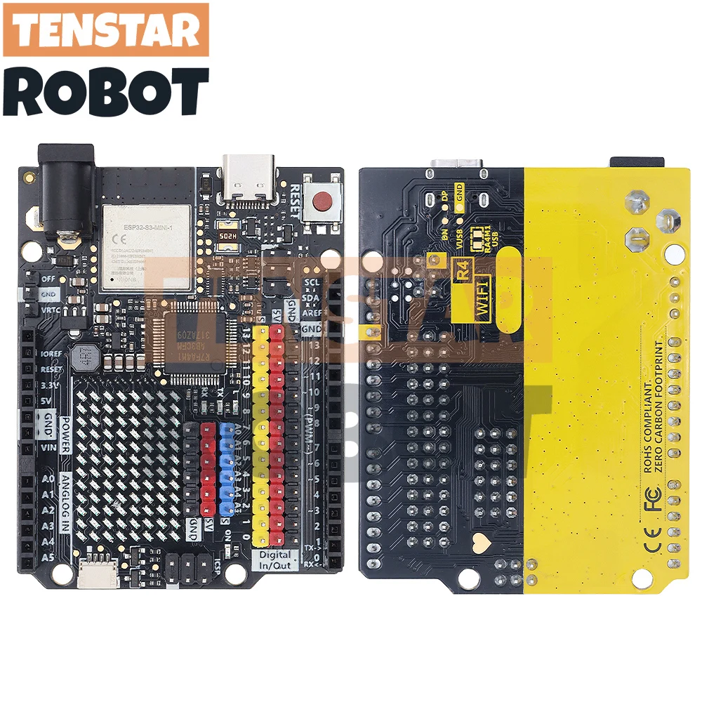 UNO R4 Minima Type-C USB ESP32-S3 WIFI Edition Development Board Compatible Programming Learning Controlle