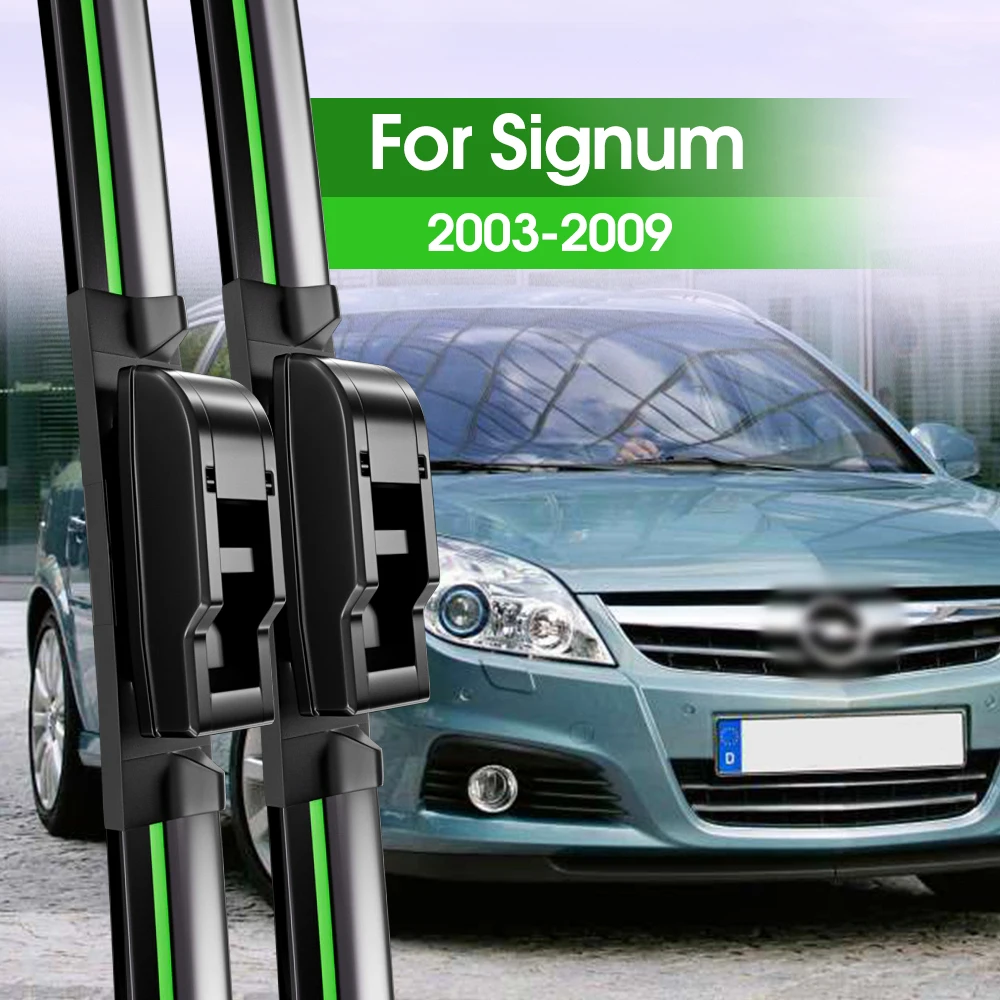 2pcs Front Windshield Wiper Blades For Opel Signum 2003-2009 2004 2005 2006 2007 2008 Windscreen Window Accessories