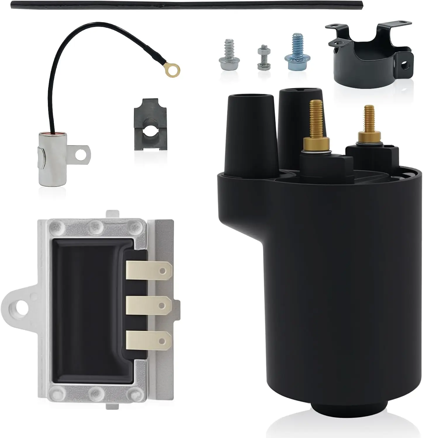 166-0761 Ignition Coil and 191-2227 Voltage Rectifier Replacement for 191-1748 191-2106 191-2208 Compatible with O-nan P-Series