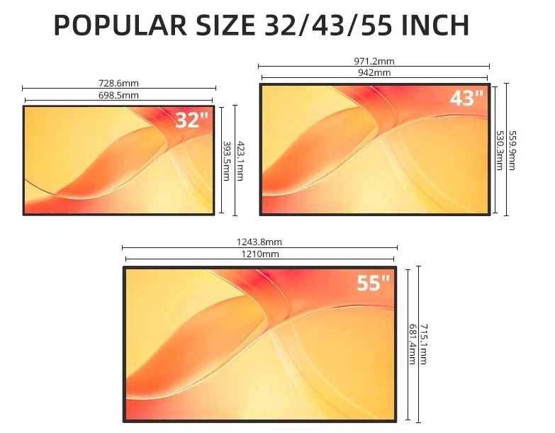 

MDS Store Restaurant LCD Menu Display Screen