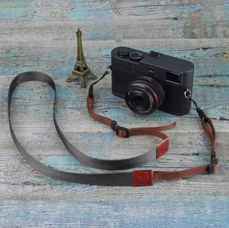 

Camera strap Black red White ribbon Action Micro mirror camera Single shoulder strap