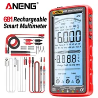ANENG 681 Smart Digital Multimeter Rechargable AC/DC Voltage Non-contact Voltage Tester Meter LCD Screen Current Tester Tools