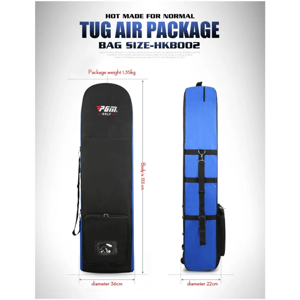 

Новая сумка для гольфа PGM Aviation Bag с бесшумными колесами HKB002, большая вместимость, складная, для путешествий на самолете