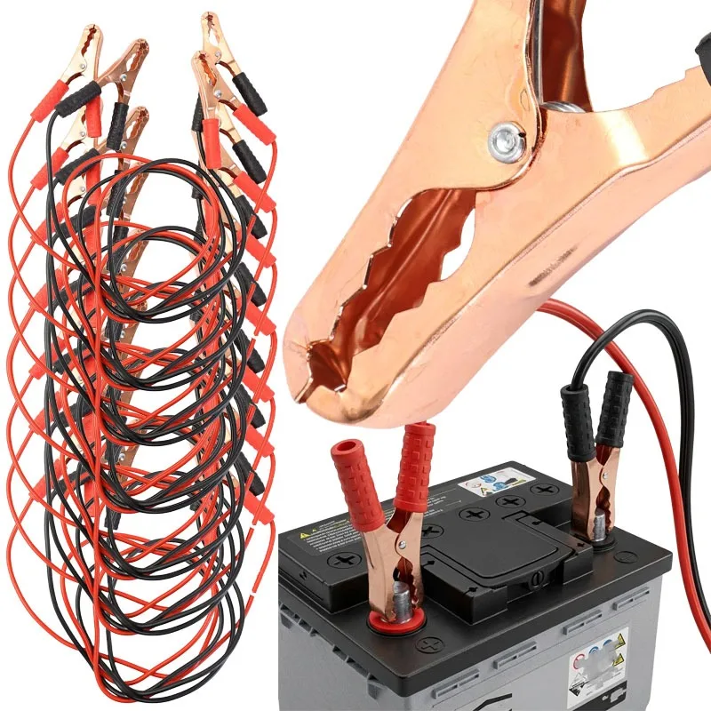 

Pure Copper Jumper Cables Heavy-duty Thick-gauge for Cars Corrosion-resistant and Suitable for Sedans Trucks SUVs Vans