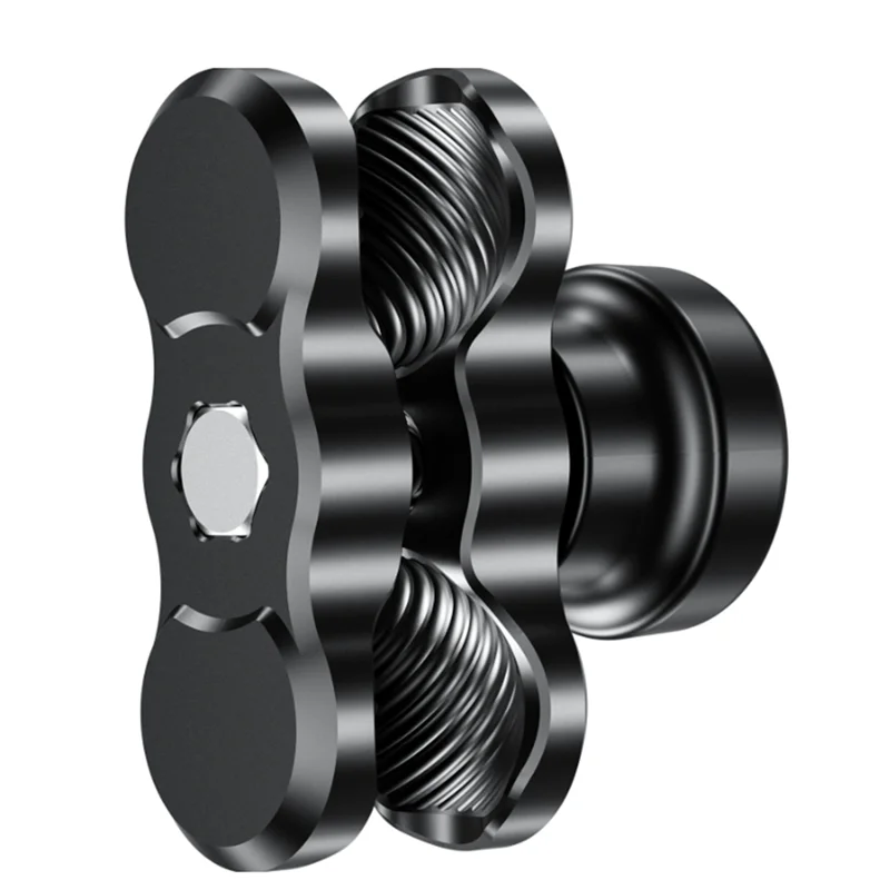 6 سنتيمتر مكافحة سرقة سبائك الألومنيوم مزدوج المقبس الذراع متوافق مع يتصاعد الكرة مكون دراجة نارية حامل هاتف Abht