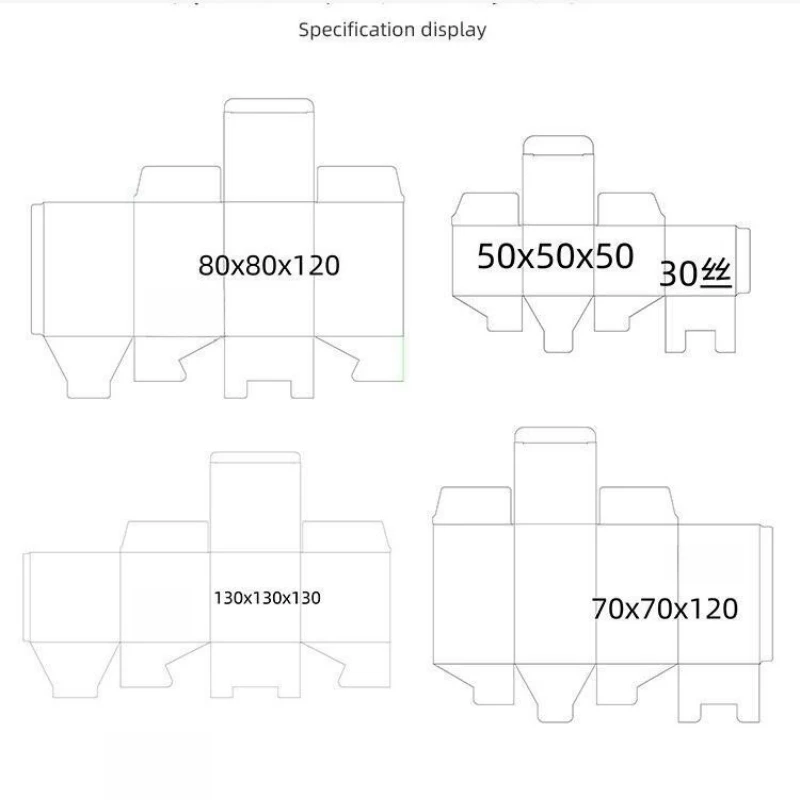20PCS Clear PVC Box Packaging Boxes Wedding Christmas Gift Box Small Transparent Display Box For Toy
