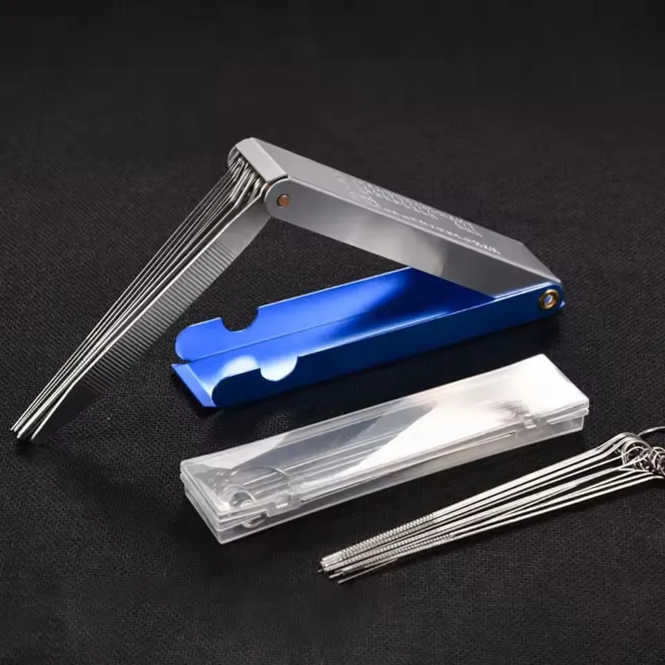 1 Pc Welding Cutting Torch Nozzle Needles Kit 13 In 1 Tip Files Cleaner Metal Reamers Soldering For Cleaning Gas Orifices