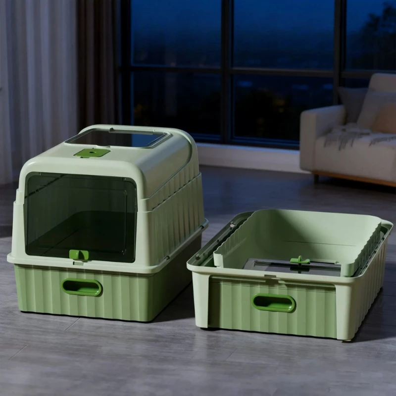 Detachable Hiding Large Training Litter Box Small Luxury Defecation Litter Box Toilet Areneros Para Gatos Household Products