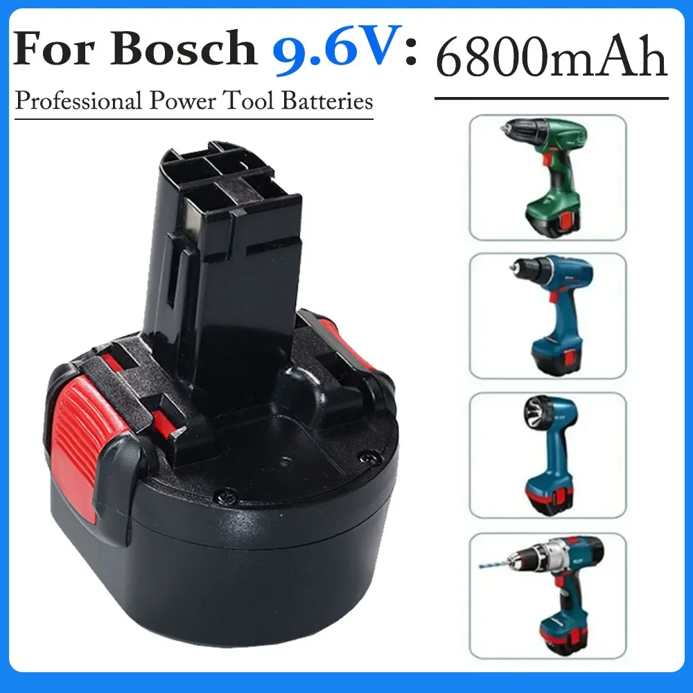 For Bosch 9.6V  4800mAh Ni-MH Replacement Battery PSR 960 BAT048 BAT100 BAT119 BH984 BPT1041 23609 32609 PSR960 GSR 9 6V E-2 GSR