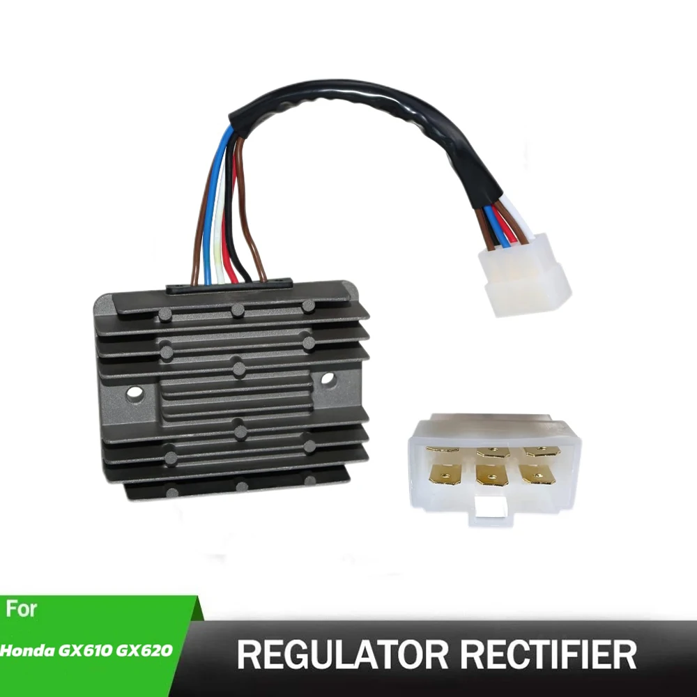 

31750-Z2E-803 Motorcycle Voltage Regulator Rectifier 6 Wires 6 Pins For Honda GX610 GX620 GX630 GX660 GX690 GCV530 SH711AA