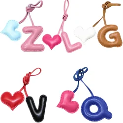 Q U K L Z V With Love Bag Pendant For Bag Charm Sheepskin Letter Love Pendant, Car High-end Keychain Accessory