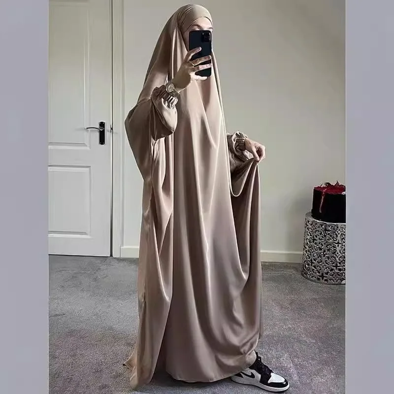 

Женский цельный длинный молитвенный халат Све, однотонный Dr Dubai Sle, осень 2023, этнический сценический костюм, традиционная китайская моя