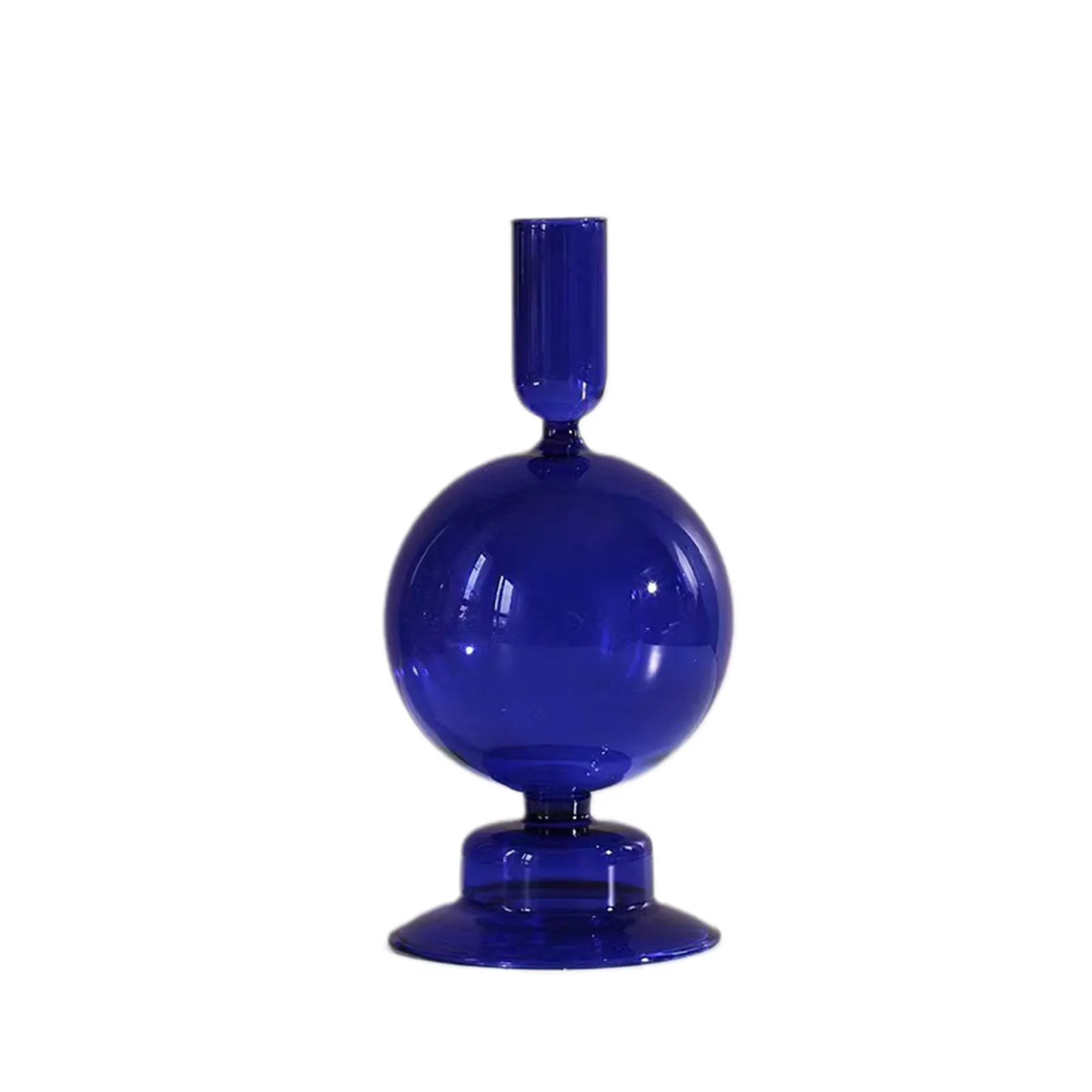 Multifunctionele glazen vaas kaarsenhouder moderne elegante bloemenvaas tafeldecoratie voor middelpunt bruiloft huis housewarming cadeau