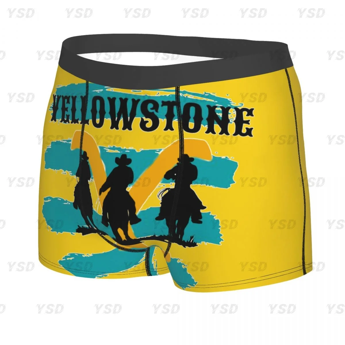 Cowboy Et De Yellowstone Dutton Ranch Mencosy Boxer Briefs,3D printing Underpants, Highly Breathable High Quality Gifts