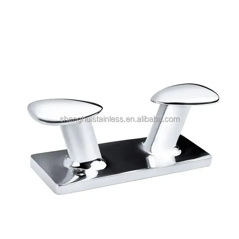 Shenghui 6-12 inch heavy duty 316 stainless steel double corner boat post anti-skid nails