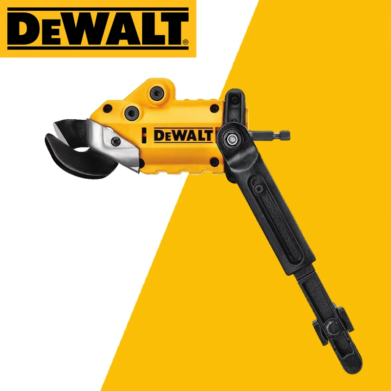 Оригинальные металлические ножницы DEWALT DWASHRIR/резак, насадка для дрели, поворотная головка на 360 градусов, Режущий материал 18GA, аксессуары для электроинструментов