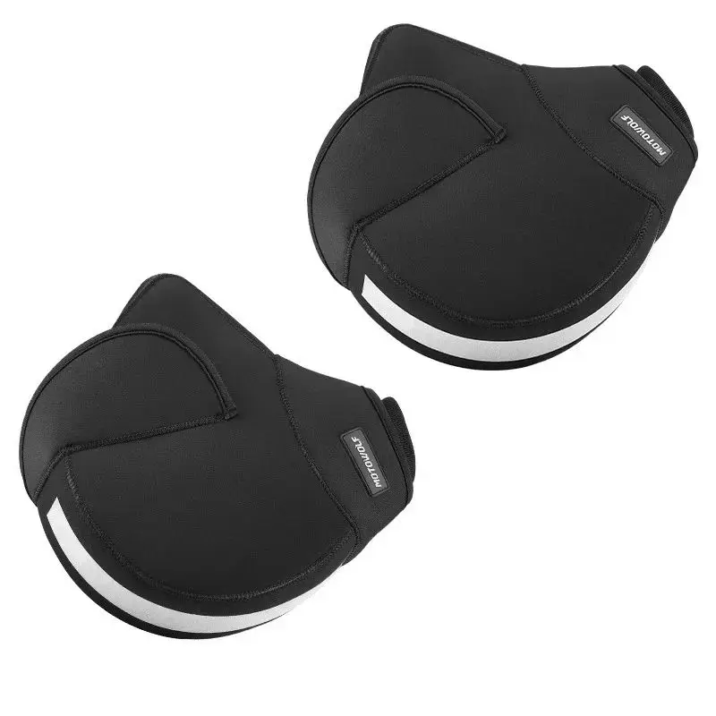 Winter Motorcycle Windshield Plush For Comfort And Warmth Handlebar Gloves Cover Reflective Windproof Handle Cover