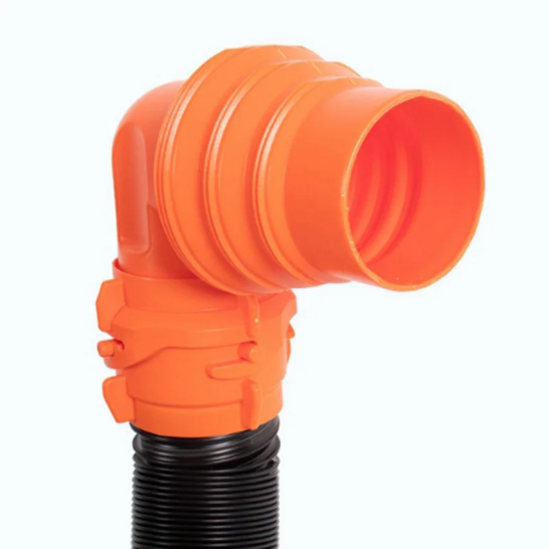 ABSE-4.5M Telescopic Sewage Pipe Joint 90 ° Sewage Hose Rotary Elbow Joint Connected To Sewage Pipe RV Sewage Valve