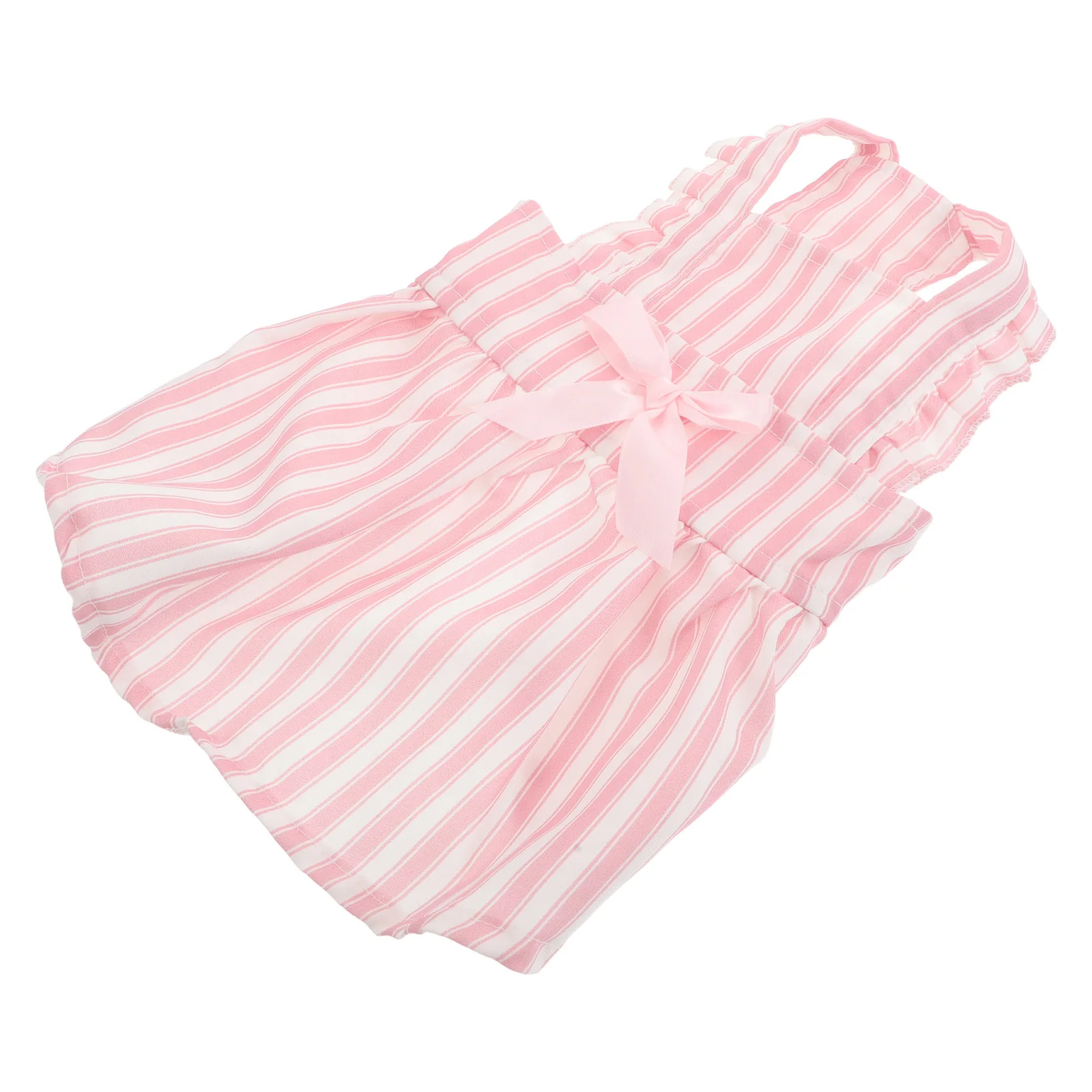 

Pet Summer Dress Skirt Cute The Cat Striped Dog Outfits Sundress for Small Dogs Cloth Clothes