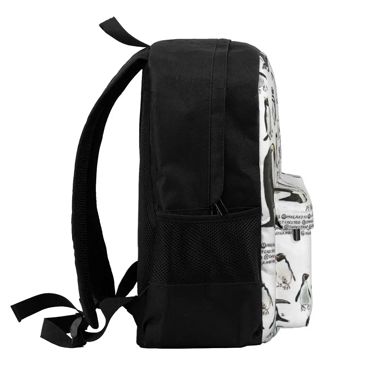 Przezroczyste pingwiny! Plecaki Chłopcy Dziewczęta Tornistry Uczniowskie Torby Szkolne Kreskówkowe Dziecięce Plecaki Plecak na Laptopa Torba na Ramię