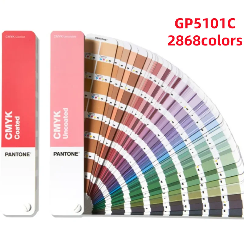 

Pantone Color Card CMYK Guide Glossy Offset Paper & Offset Paper Four-color Printing Set CU Color Chart GP5101C Color Chart