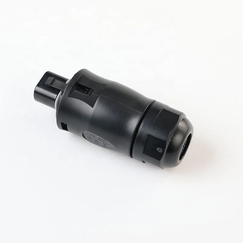 Male Plug End Cap Connector For Betteri BC01 Hoymiles Inverter 25A Rated Current IP68 Waterproof Rating UL94 V0 Certified