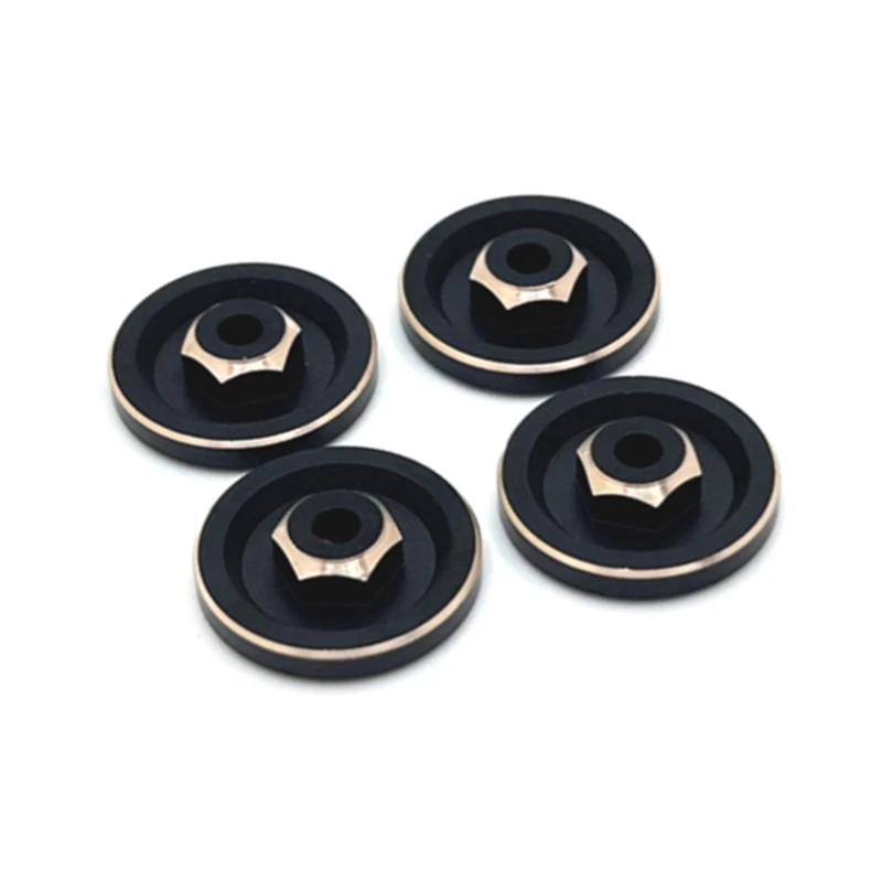 Fms fcx24m copo de camelo contrapeso de latão 7mm adaptador conector 1/24 rc crawler carro atualização peças acessórios