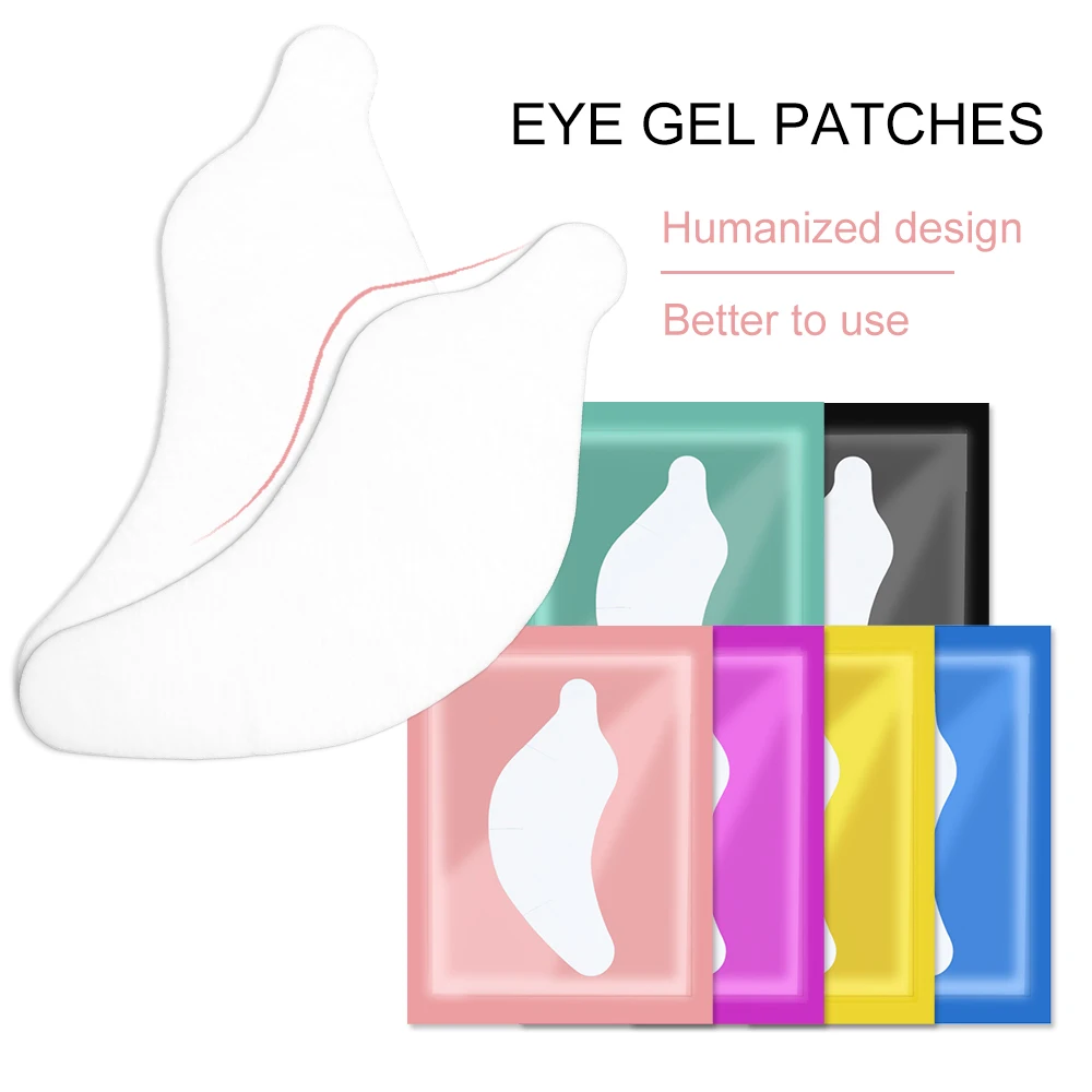 20/50 paires Patch d'extension de cils patchs Hydrogel tampon de Gel Extension de cils sous les patchs pour les yeux coussinets de cils Patch de cils