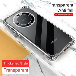 Clear Airbags Shockproof Coque For Honor Magic6 Lite 6Lite Light 5G Case Ultra-Thin TPU Soft Cover Honar Honer Magic 6 Lite 5G