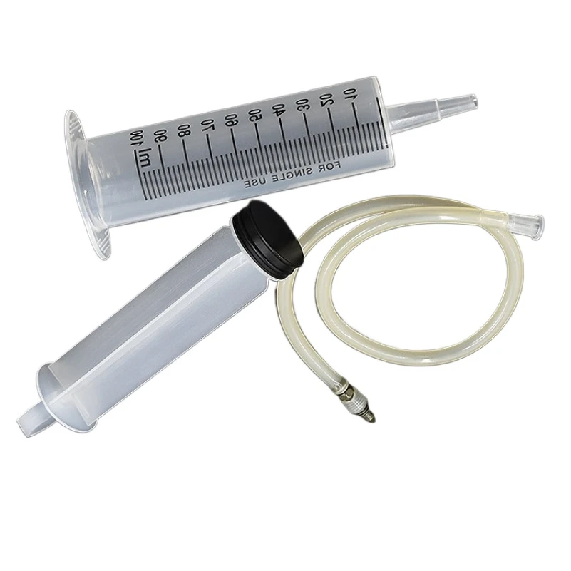 Disc Brake Oil Exhaust Tool Electric Motorcycle Air Extractor Plus Vent Pipe Upper And Lower Pump Vacuum Syringe One image 5