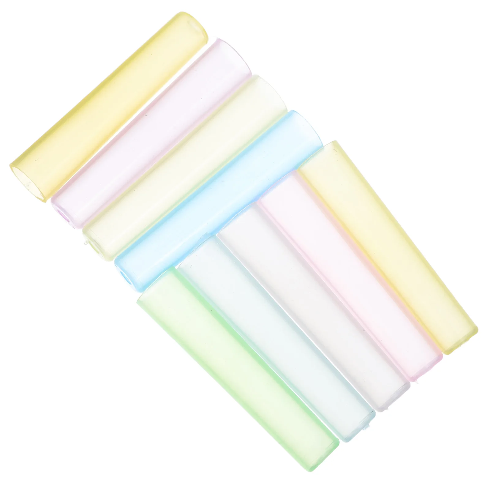 

50pcs Pencil Protector Caps Colorful Cartoon Tip Covers Kids Holder Plastic School Supplies Accessories Wood Pencils